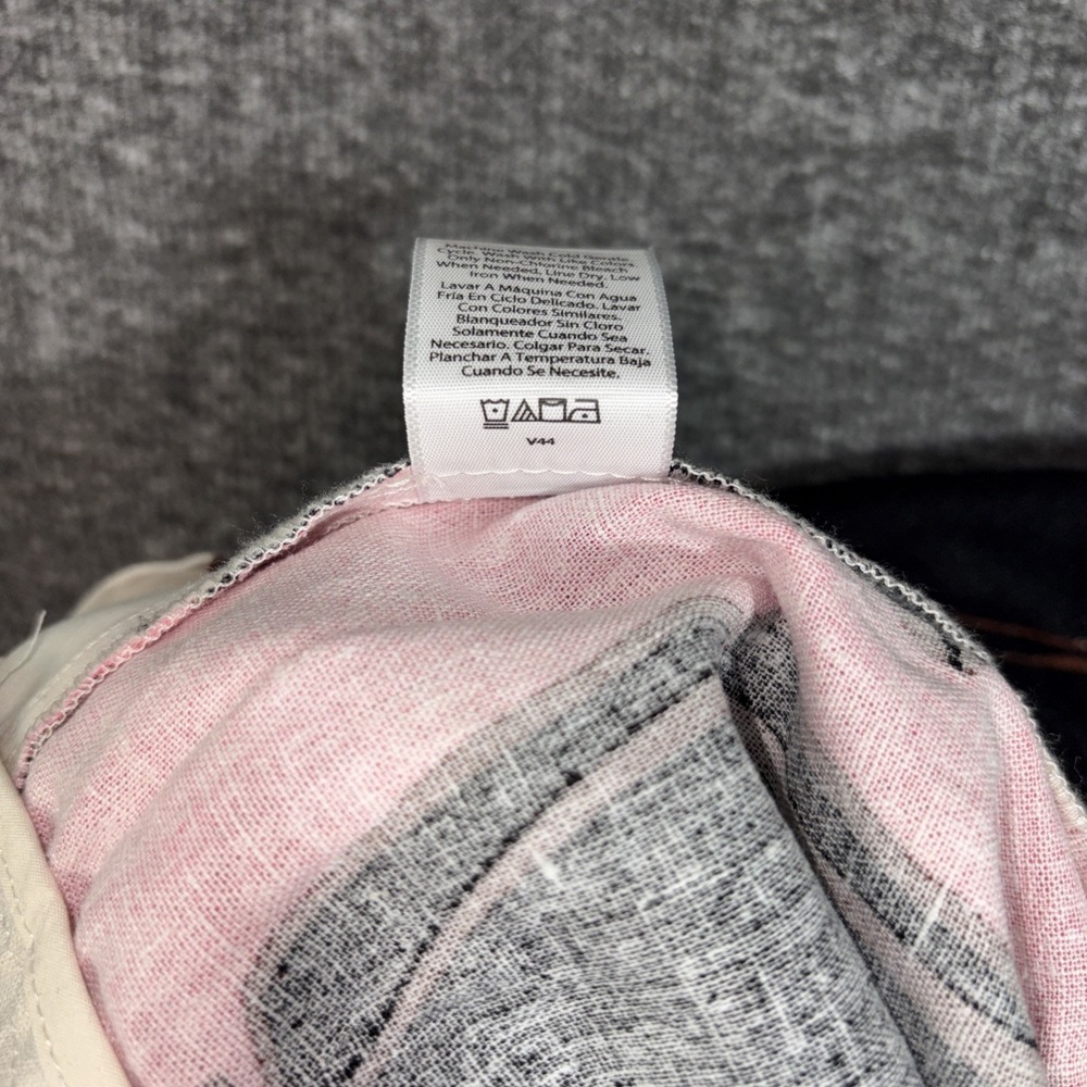 NWT Sofia Jeans Women's Blend Paperbag Chino Floral Linen Shorts w/ Belt Size 2 - Picture 10 of 10